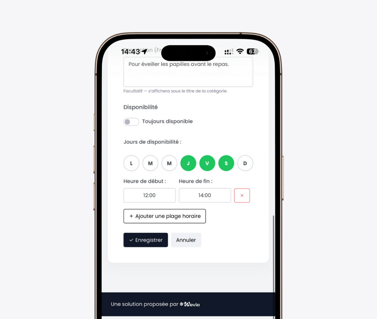 Vos cartes suivent vos horaires, pas l’inverse