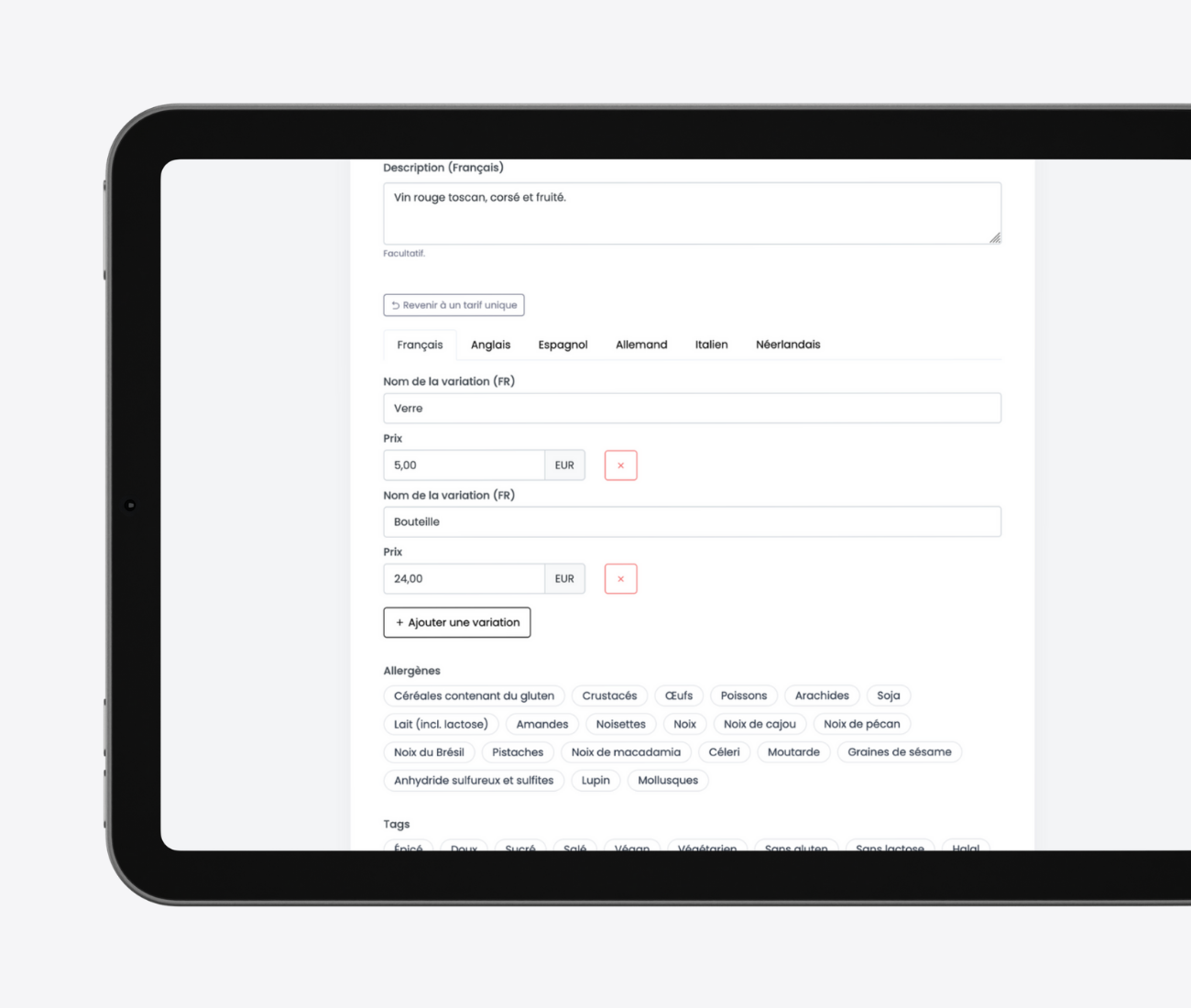 Une seule recette, tous les formats