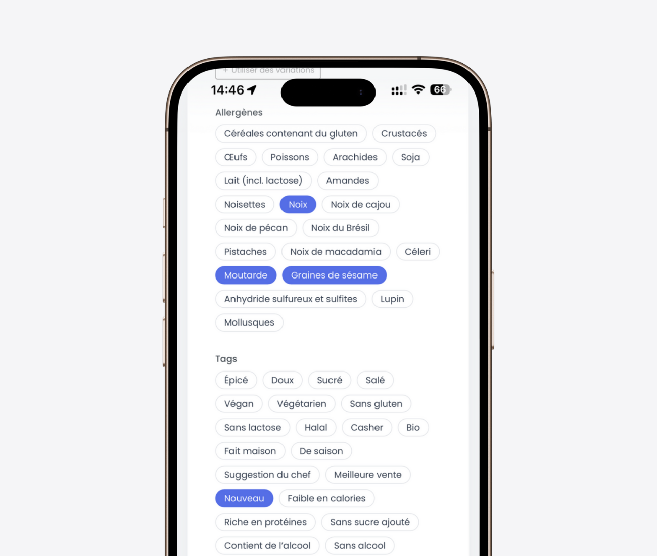 Clair sur les allergènes, rassurant pour tous