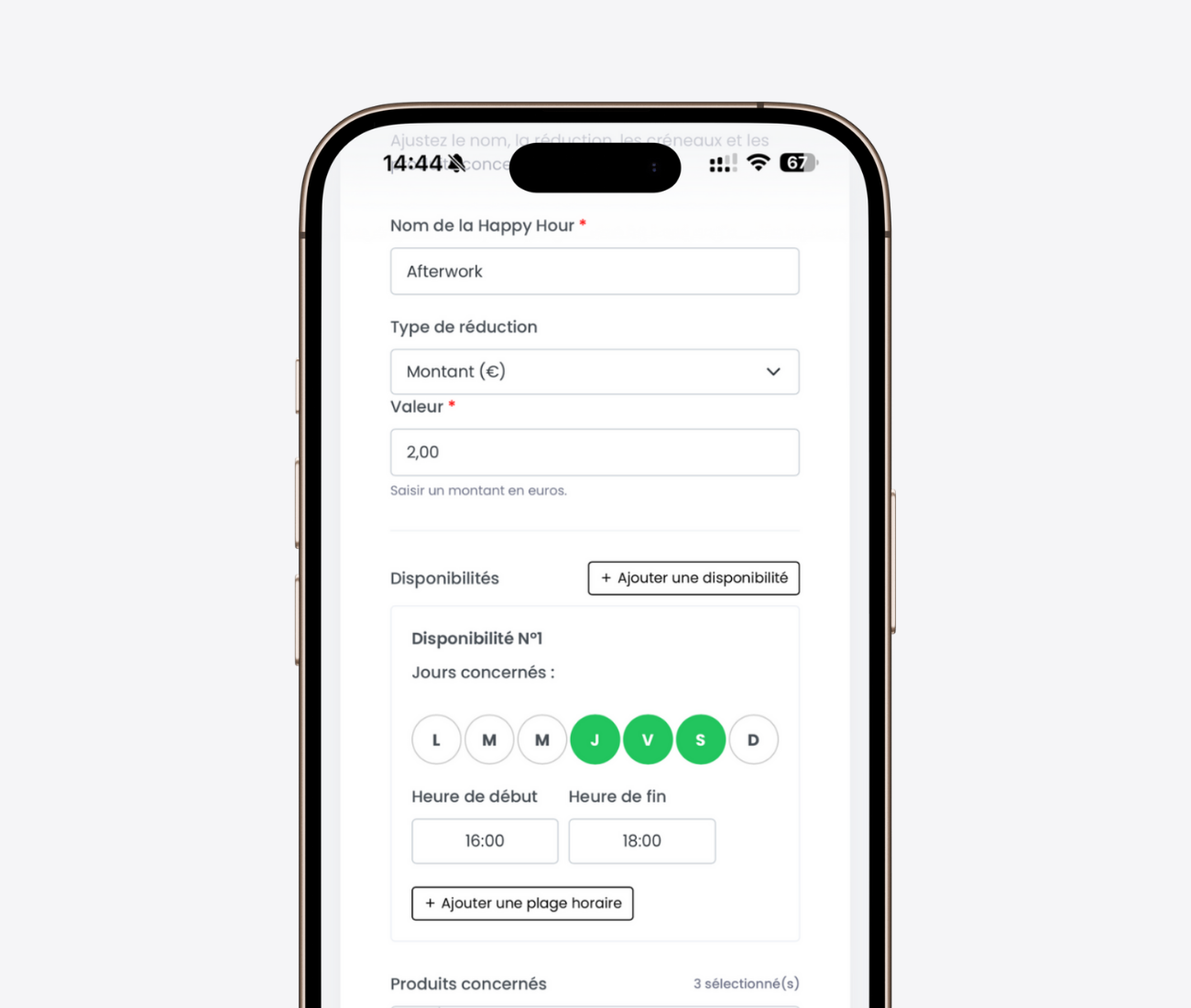 Happy hour qui se gère toute seule
