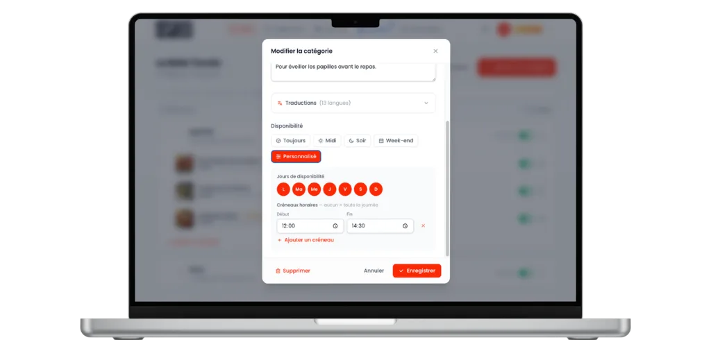 Vos cartes suivent vos horaires, pas l'inverse