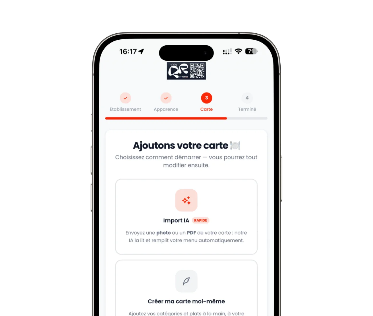 Import IA : votre carte, auto-générée