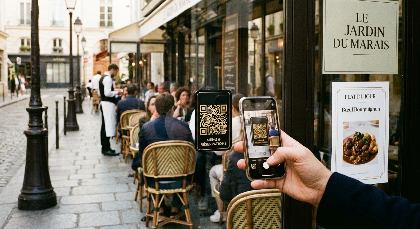 Menu QR code Paris : comment attirer plus de clients locaux dans votre restaurant
